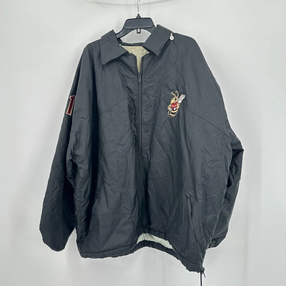 Vtg Concordia Stingers DeLong Football Jacket 2XL Black 21 Streetwear Collector